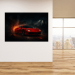 Roter Sportwagen